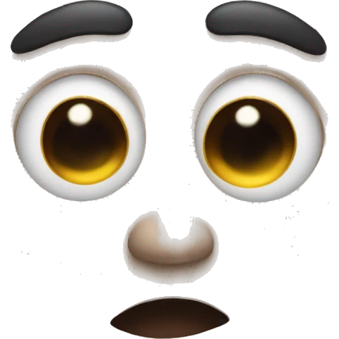 Emoji eyes twitching emoji