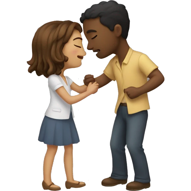 abrazo de 2 emoji