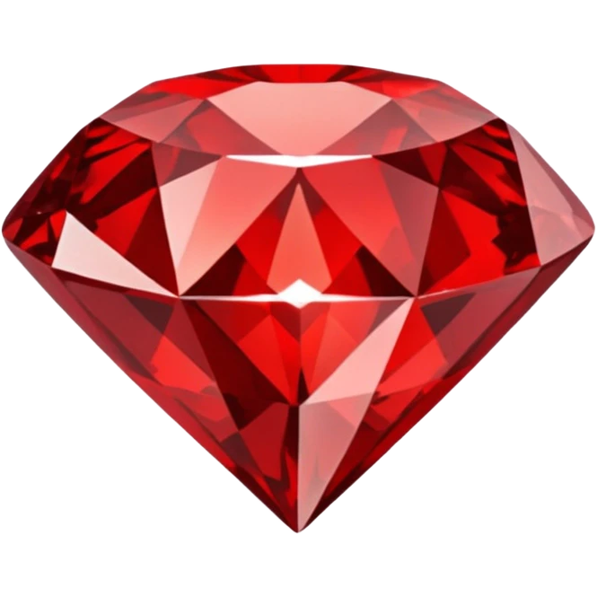 red shiney diamond emoji emoji