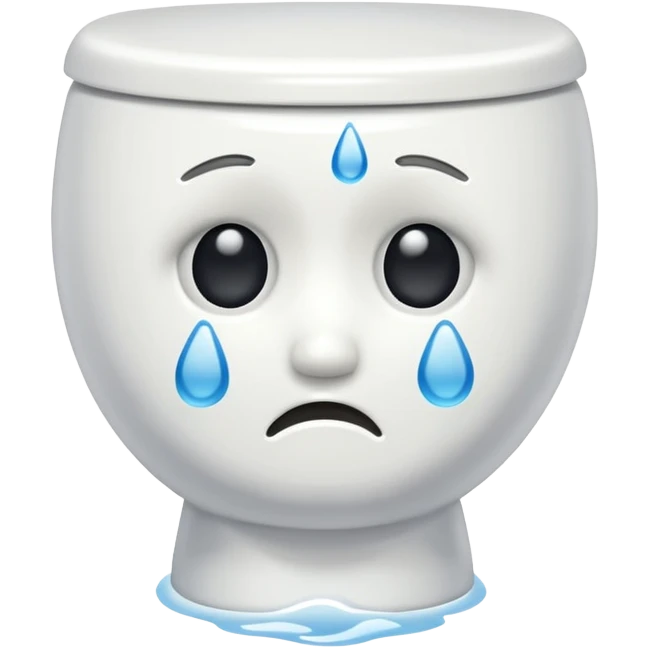 toilet crying  emoji