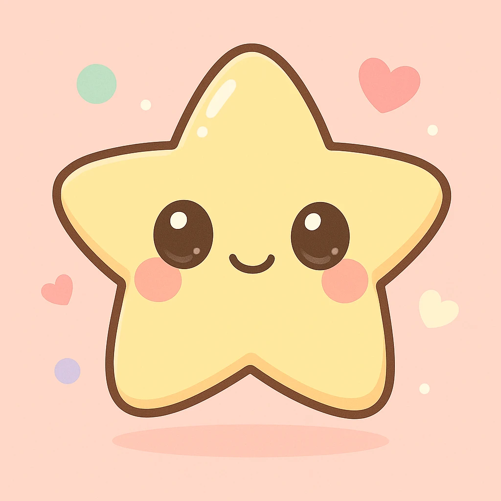Enhance the highlights and nuances, add more shine and depth to the colors while maintaining the soft and kawaii style, for a brand mascot. emoji