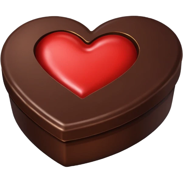 heart shaped box of chocolate emoji