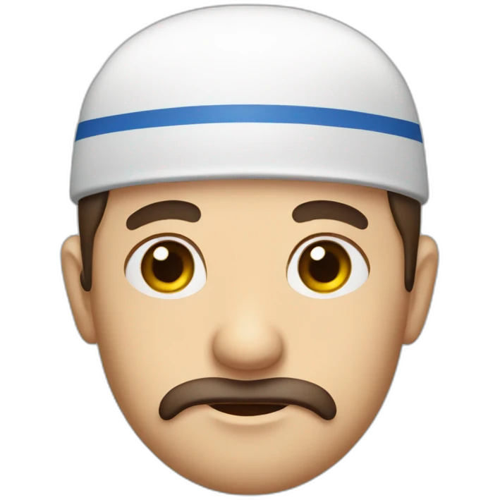 Jewish man with a kippah emoji