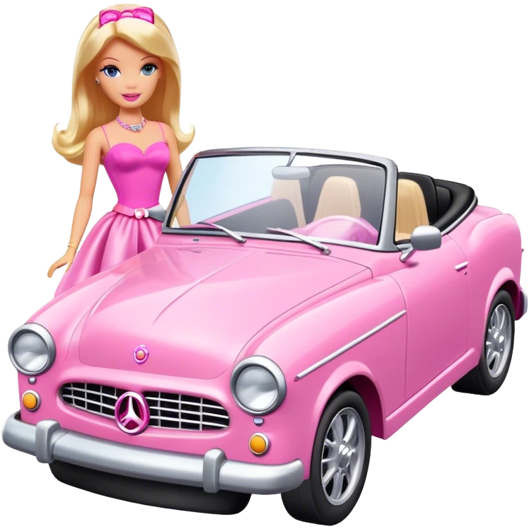 Barbie car emoji