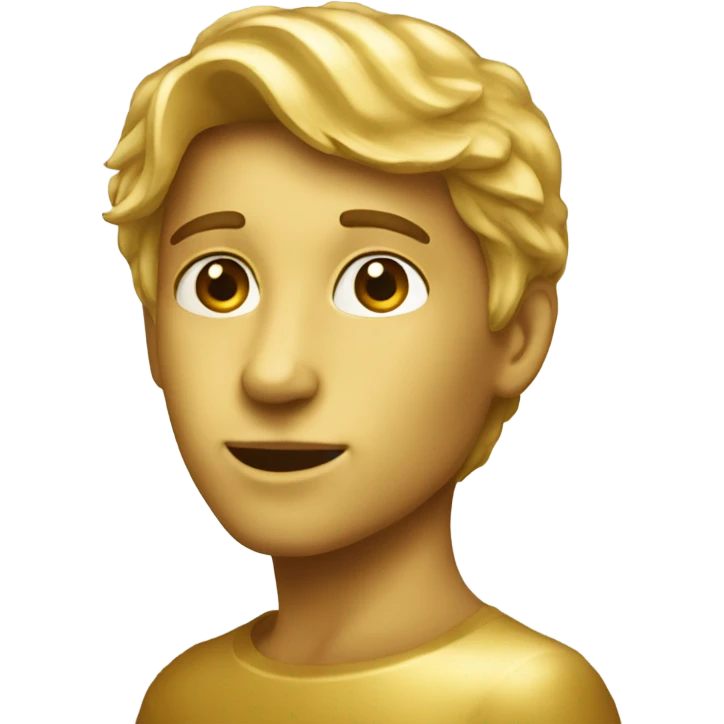 Golden heart emoji