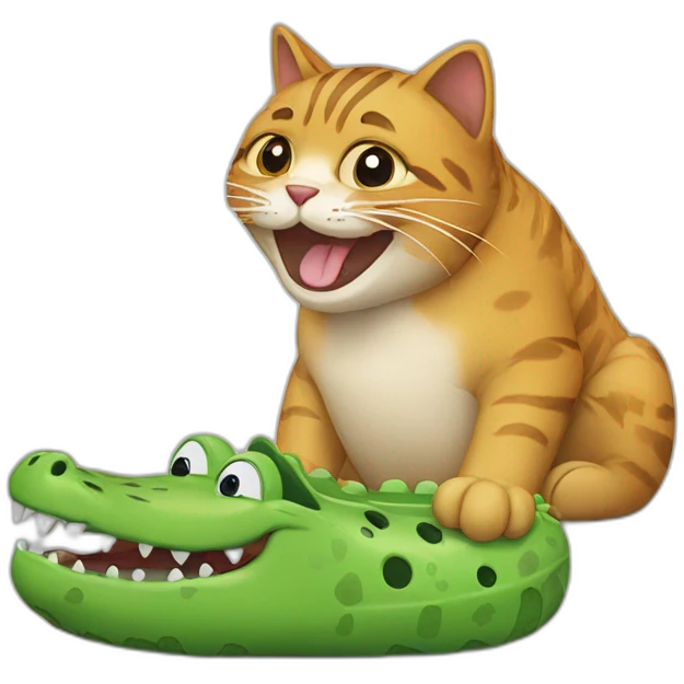 crocs with a cat emoji