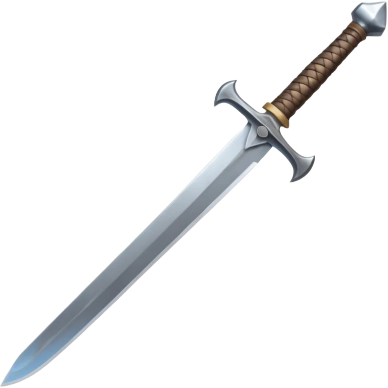 a viking blade, bastard sword, transparent background emoji