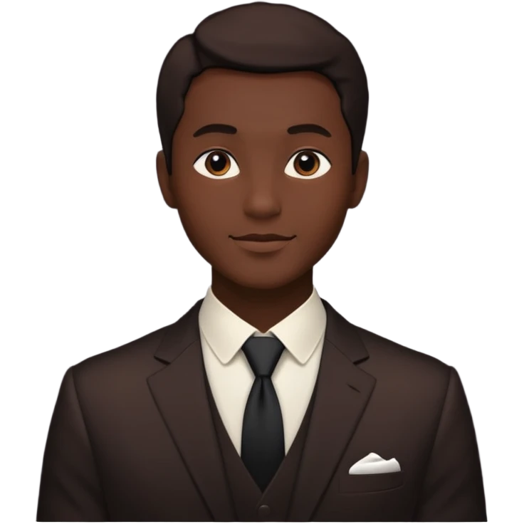 silhouette of a man in a graceful pose posing for the camera emoji