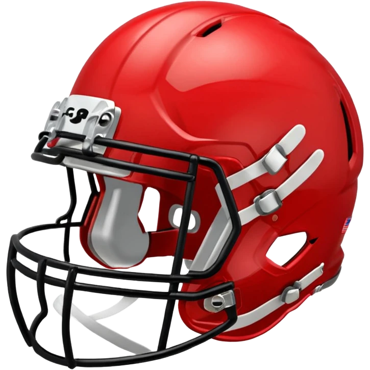 in a shade of red college football helmets emoji