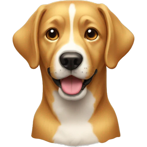 dog golden emoji
