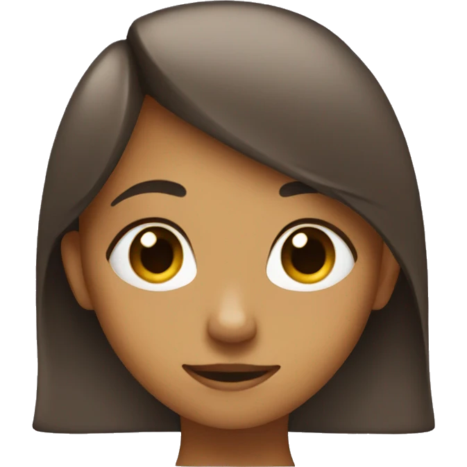 Shy girl emoji