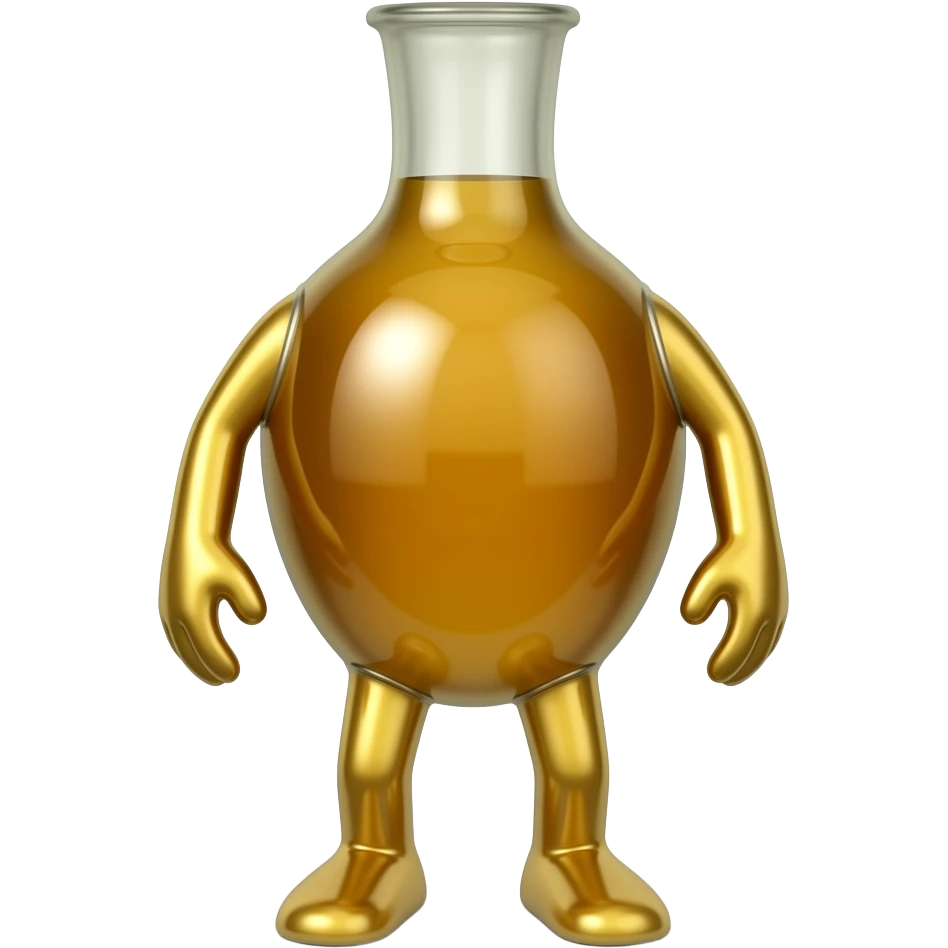 Honey bottle with legs without arms emoji