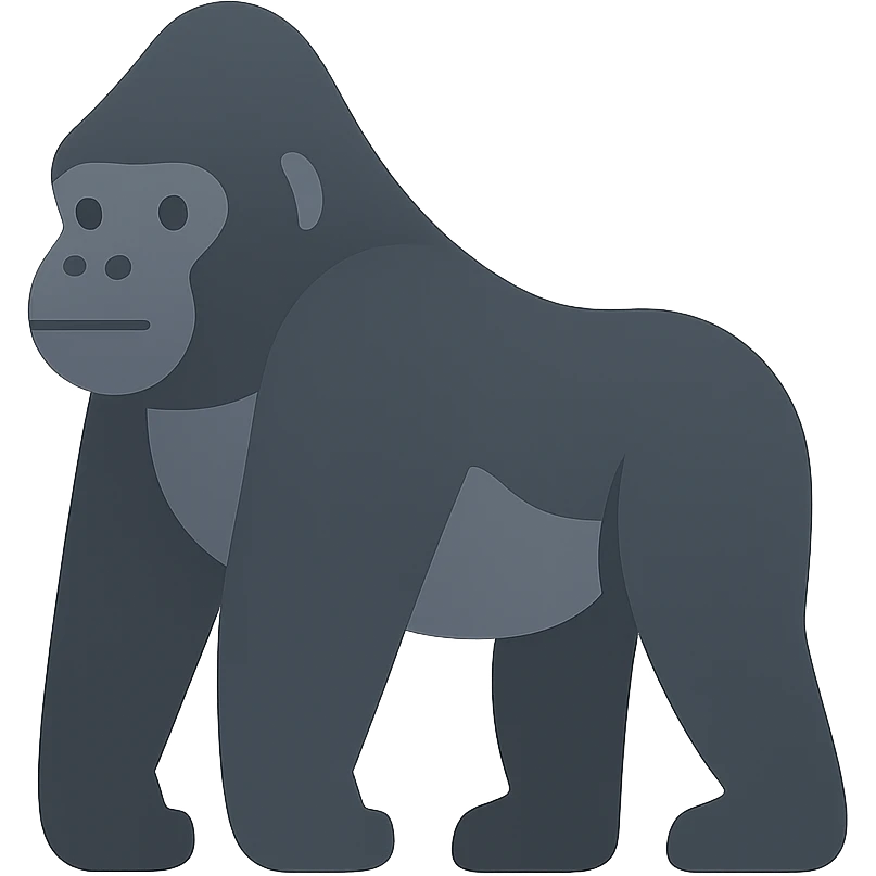 Gorilla emoji