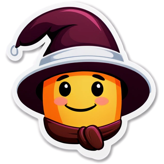 bean with hat emoji