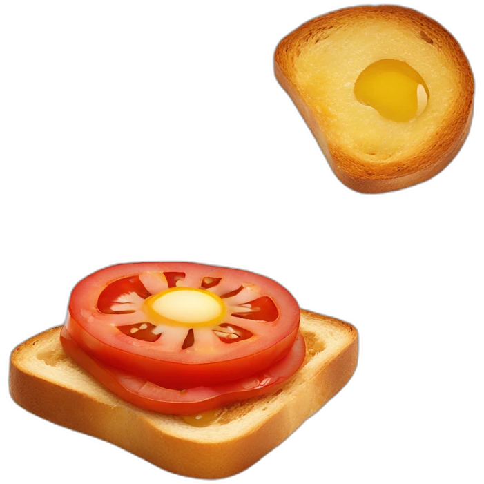 Tomato toast with oil, Catalan emoji