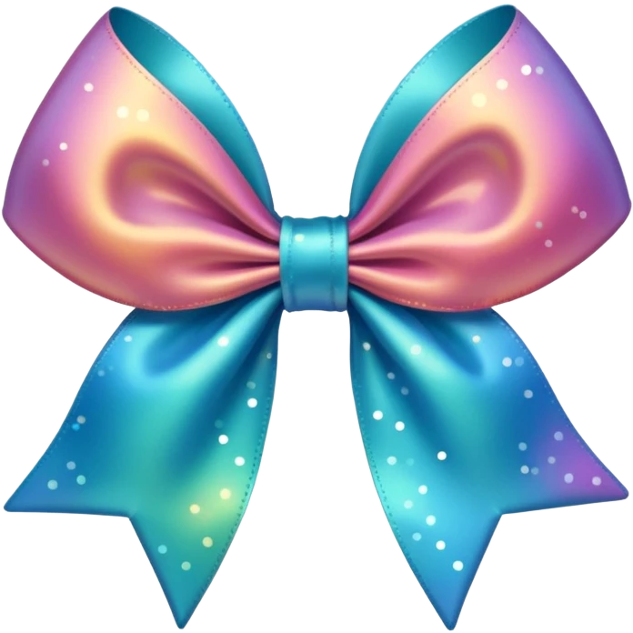 A bow with sparkles  emoji
