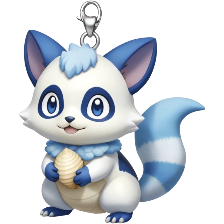 Shiny Minccino-Meowstic-Oshawott-Hybrid (Full body) emoji