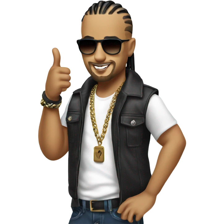 Sean Paul putting a thumbs up emoji