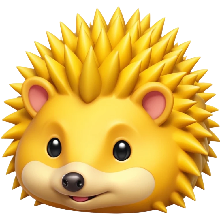 yellow hedgehog groom emoji