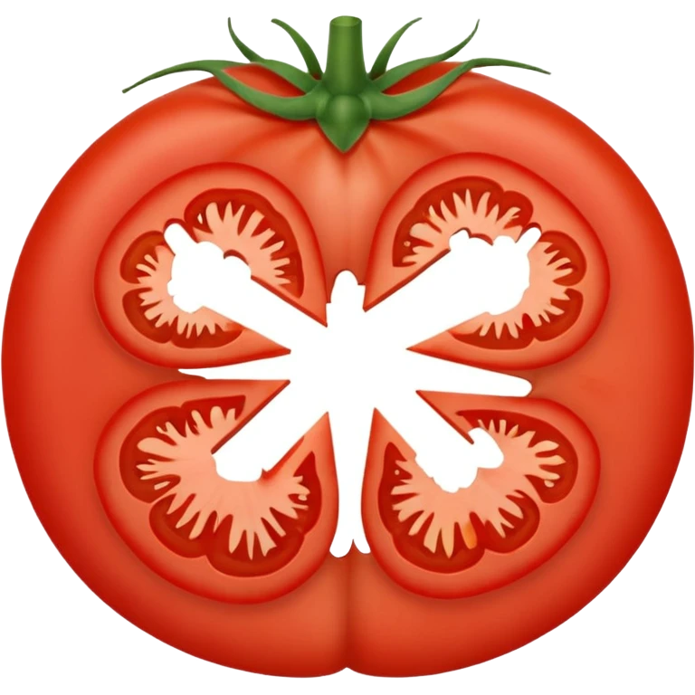 circle slice tomato emoji
