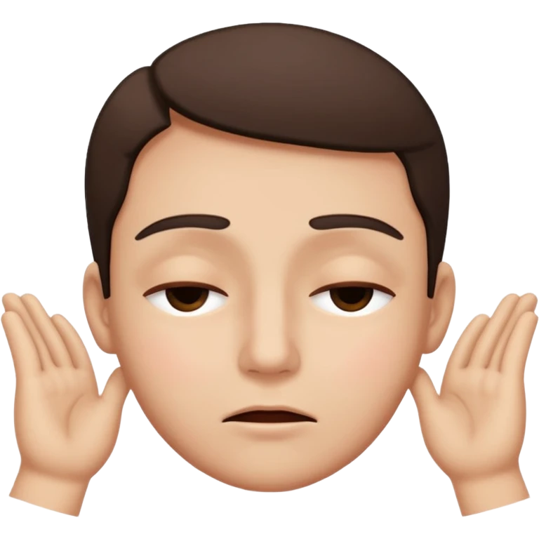 raising both eyebrows in incomprehension  closing eyes and a slight smile emoji