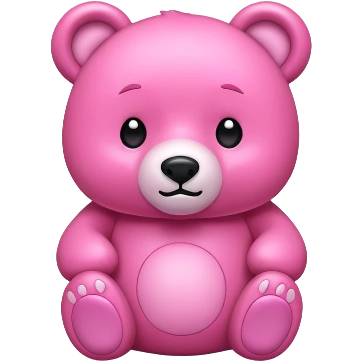 Oso rosa emoji