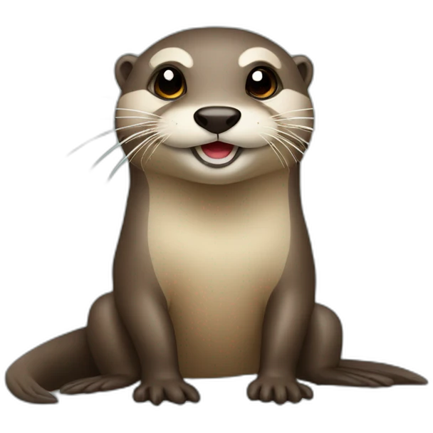 Loutre sur tottue emoji