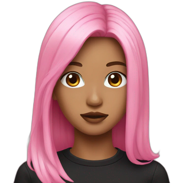 Black pink emoji