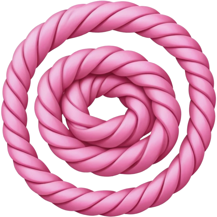 Pink rope emoji