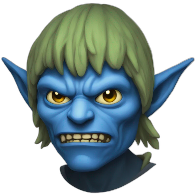 Blue-goblin emoji