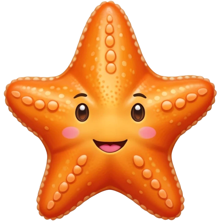 Big Blushed cheeks starfish emoji
