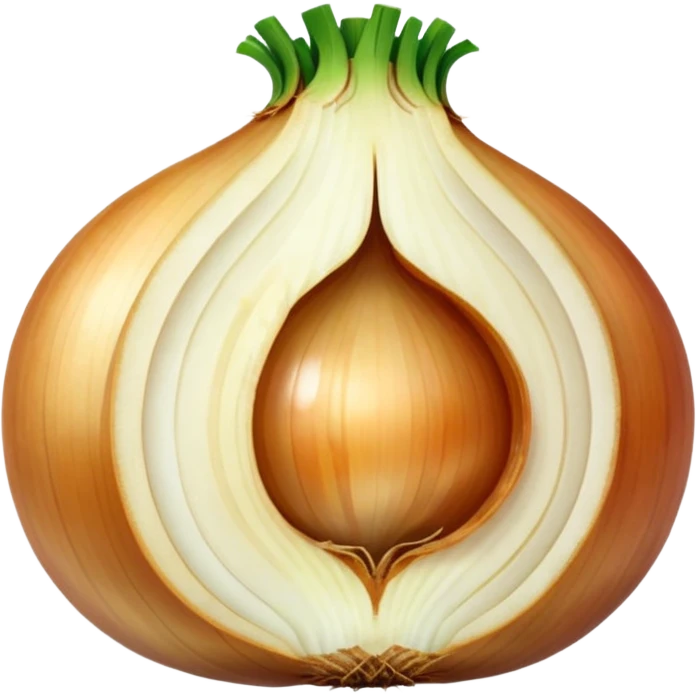 show more of the internal structure of the onion emoji