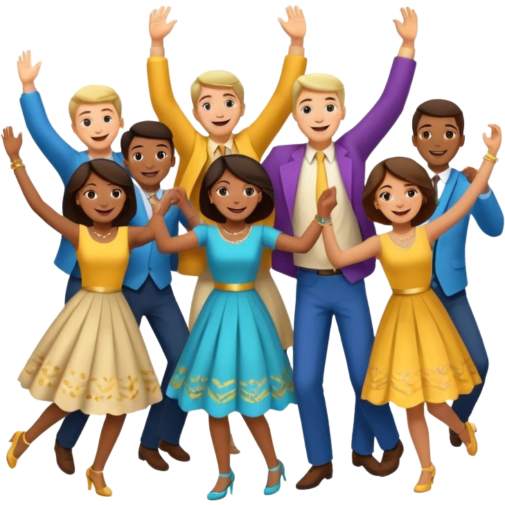 I want an emoji with people making a “horă” emoji