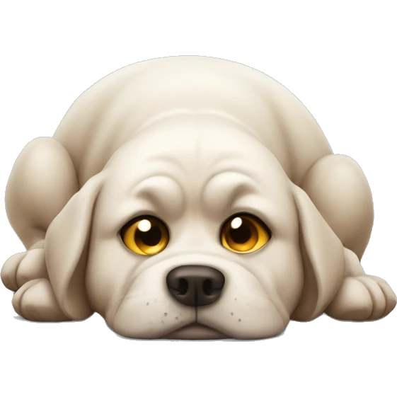 Dog fart sleep emoji