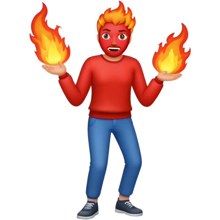 Pants on fire emoji