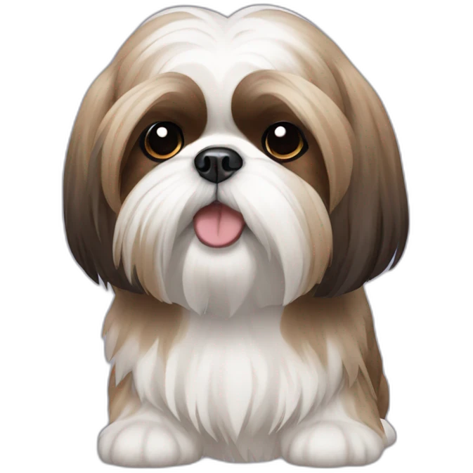 Dog shihtzu emoji