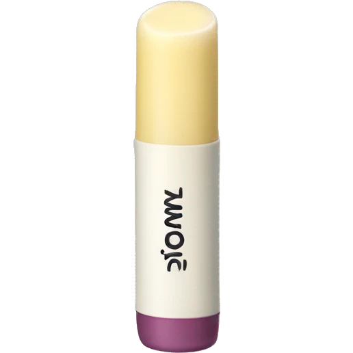 Vanilla lip balm emoji