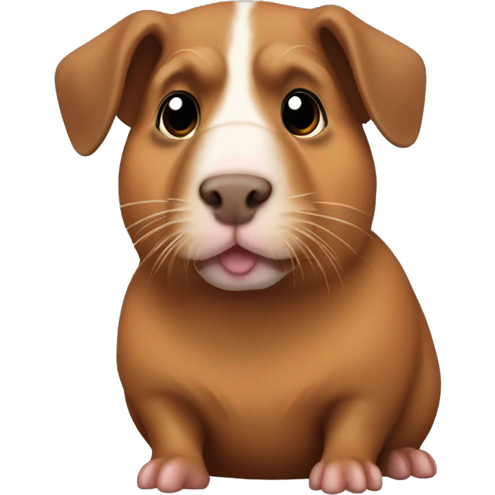 Brown ridgeback guinea pig  emoji