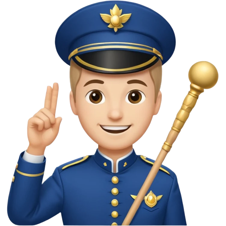 drum major emoji