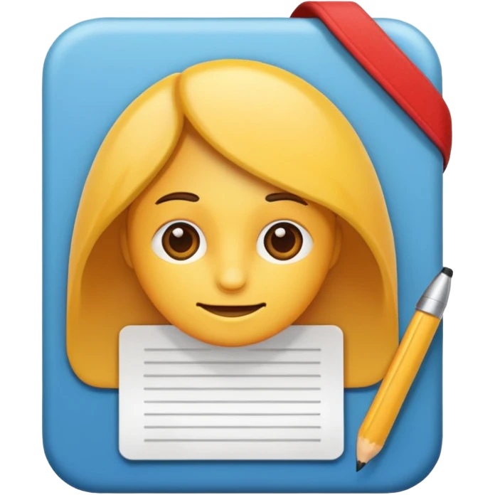 A job application emoji