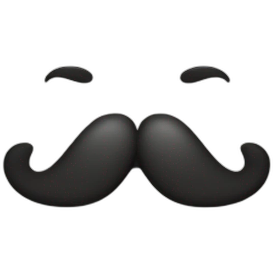 mustache emoji