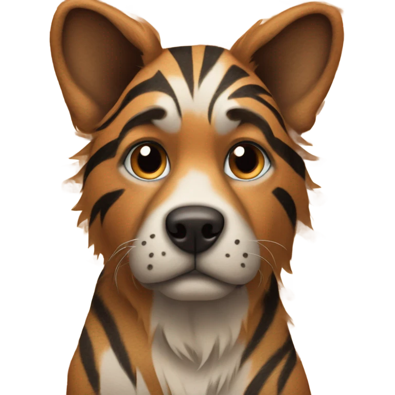 Tiger dog emoji