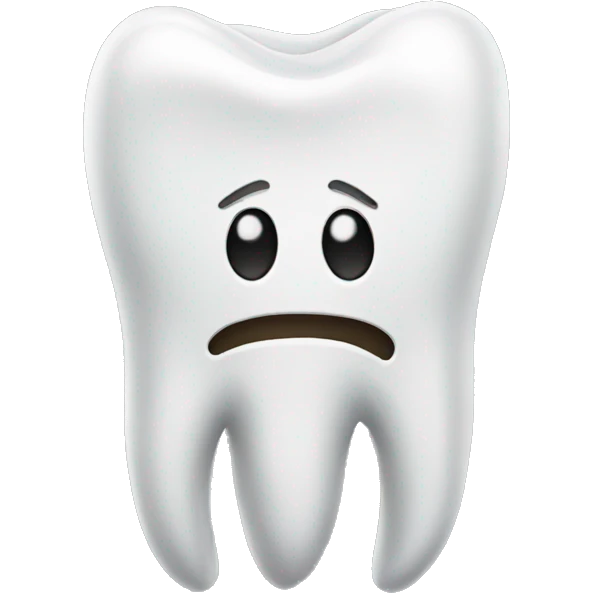 A PLAIN TOOTH emoji