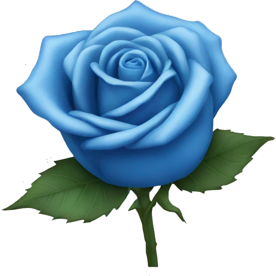 blue rose  emoji
