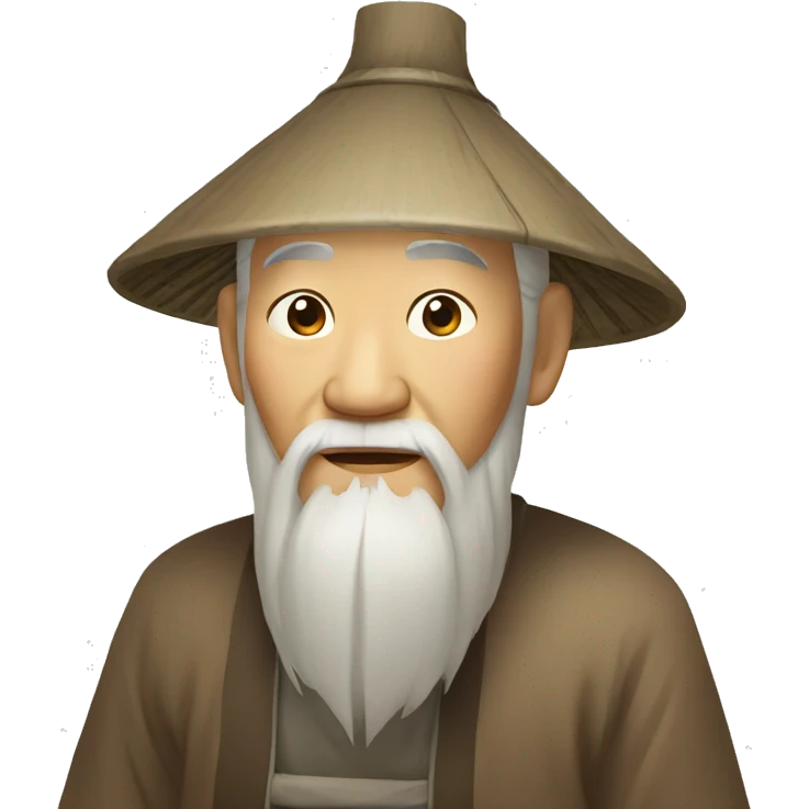 ancient Chinese old man emoji