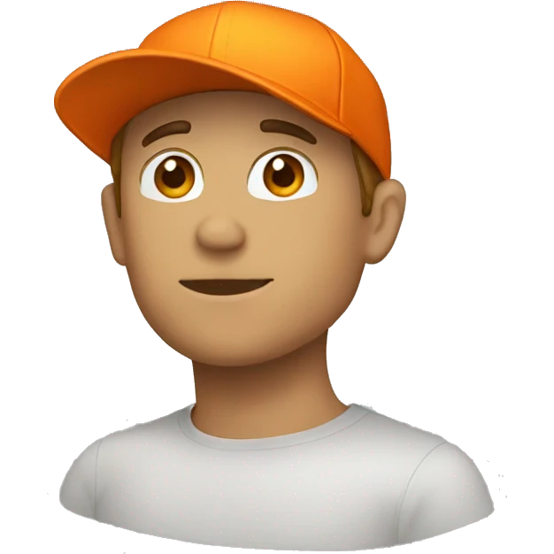 Orange cap  emoji