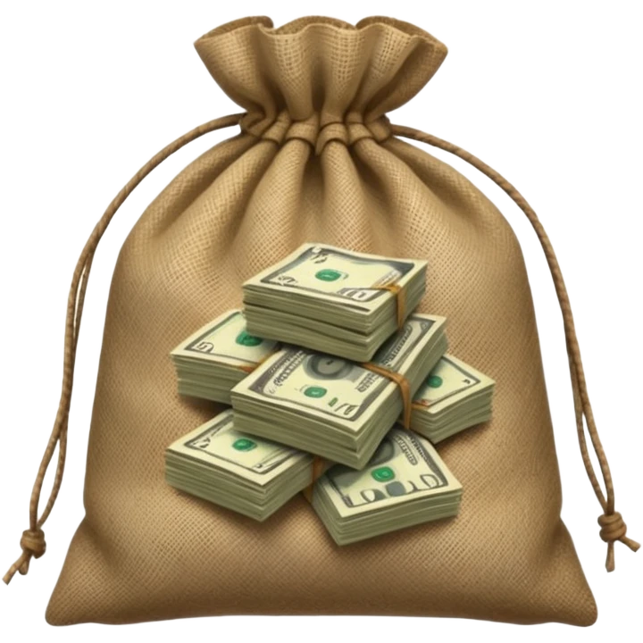 cash bags emoji