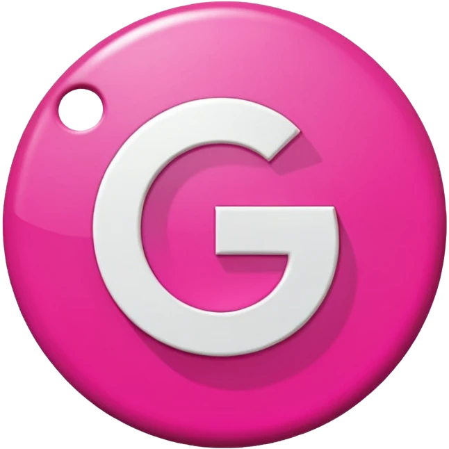 pink google word emoji