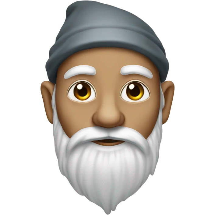 Gnome with no eyes emoji