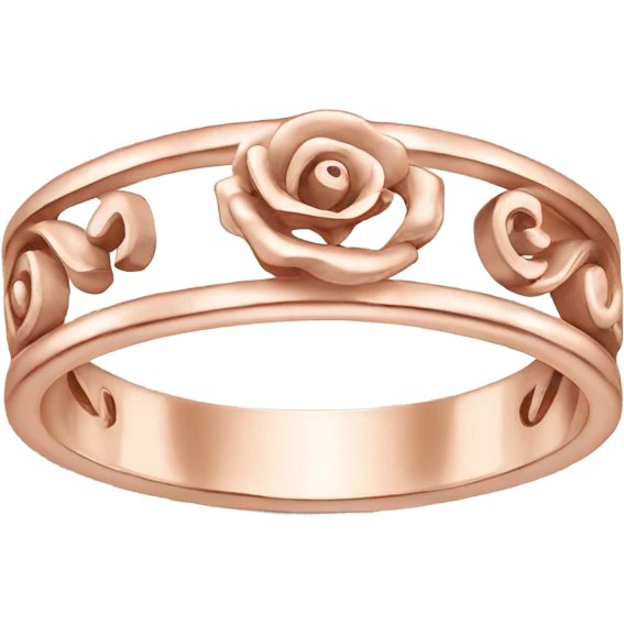 rose gold ring emoji